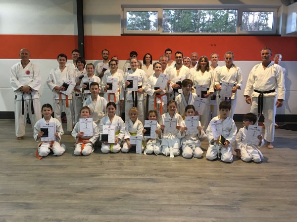 Pfreimder Karatekas bestehen erfolgreich Gürtelprüfung